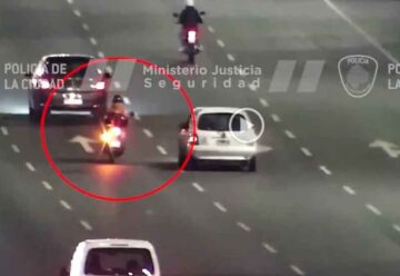 Tras una larga persecución detienen a un delincuente con una moto robada