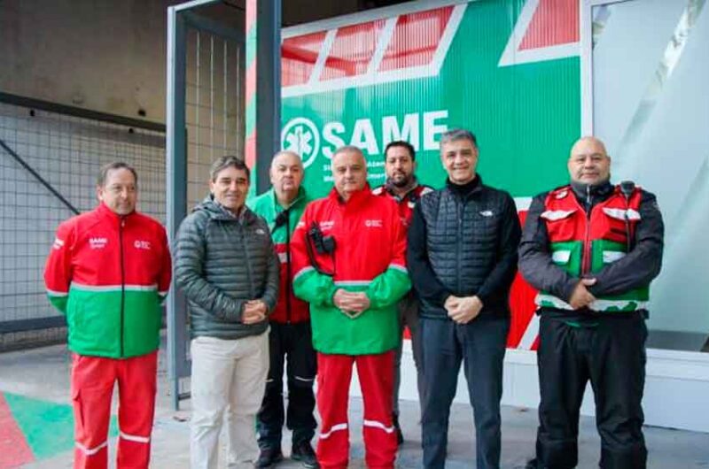 Palermo: Se inauguró una nueva sede del SAME Palermo: Se inauguró una nueva sede del SAME