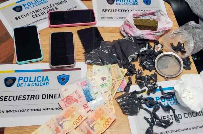 Detienen a las mujeres de la droga en Zavaleta