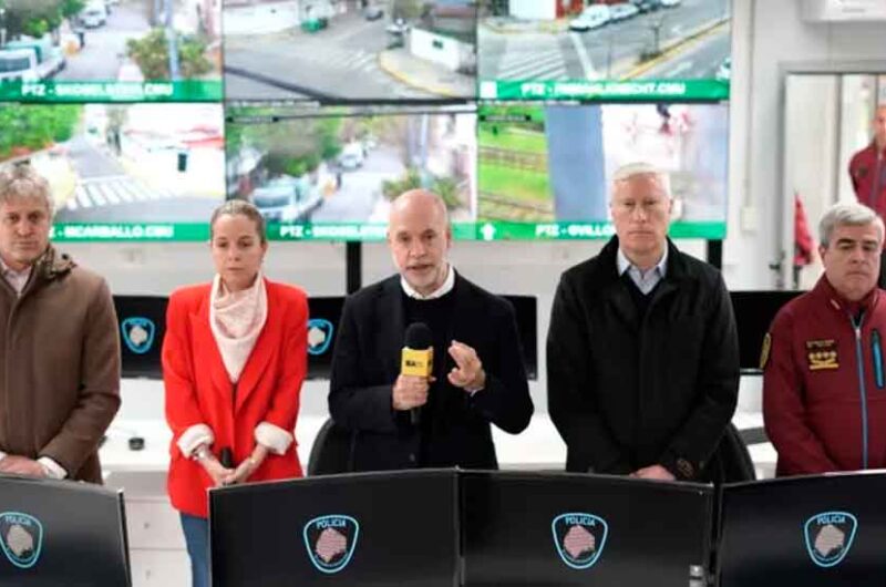 Larreta inauguró el Centro de Monitoreo Urbano Roca Larreta inauguró el Centro de Monitoreo Urbano Roca