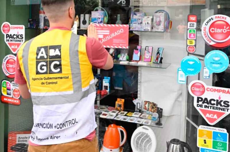 Clausuran local e incautan celulares robados en Constitución Clausuran local e incautan celulares robados en Constitución
