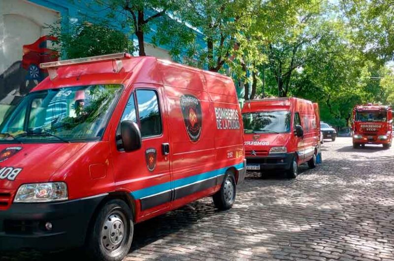 Emergencia: Escape de amoníaco en Barracas Emergencia: Escape de amoníaco en Barracas