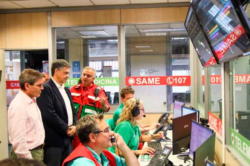 El Jefe de Gobierno supervisó los sistemas de emergencias El Jefe de Gobierno supervisó los sistemas de emergencias
