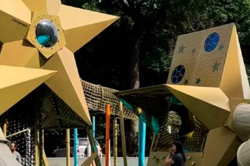 Un patio de juegos dedicado a «Argentina Campeón Mundial» Un patio de juegos dedicado a «Argentina Campeón Mundial»