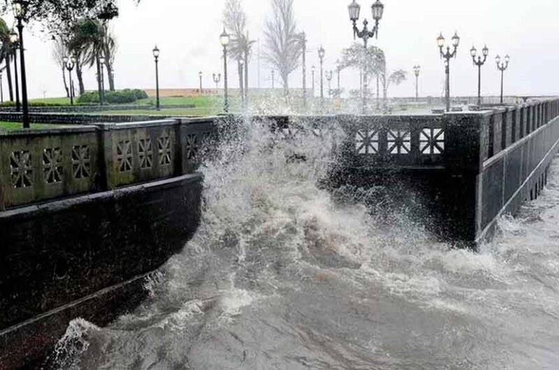 Alerta por crecidas en el Río de la Plata en CABA