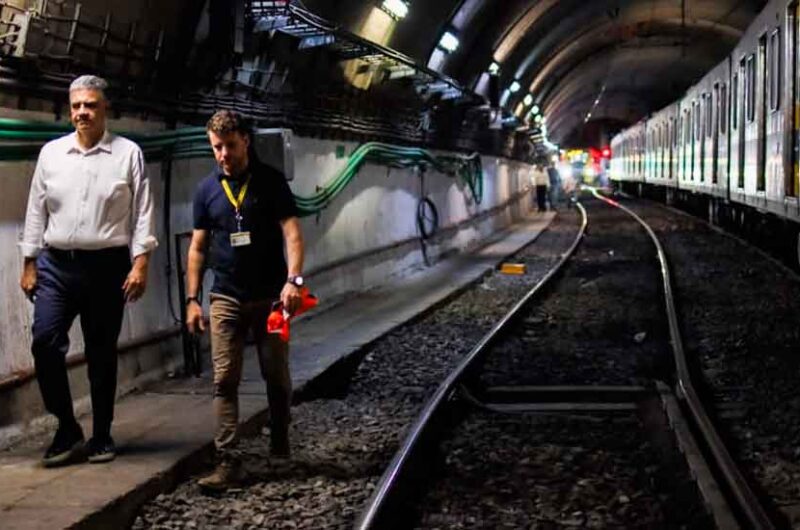 El Jefe de Gobierno recorrió las obras en la línea D del subte El Jefe de Gobierno recorrió las obras en la línea D del subte