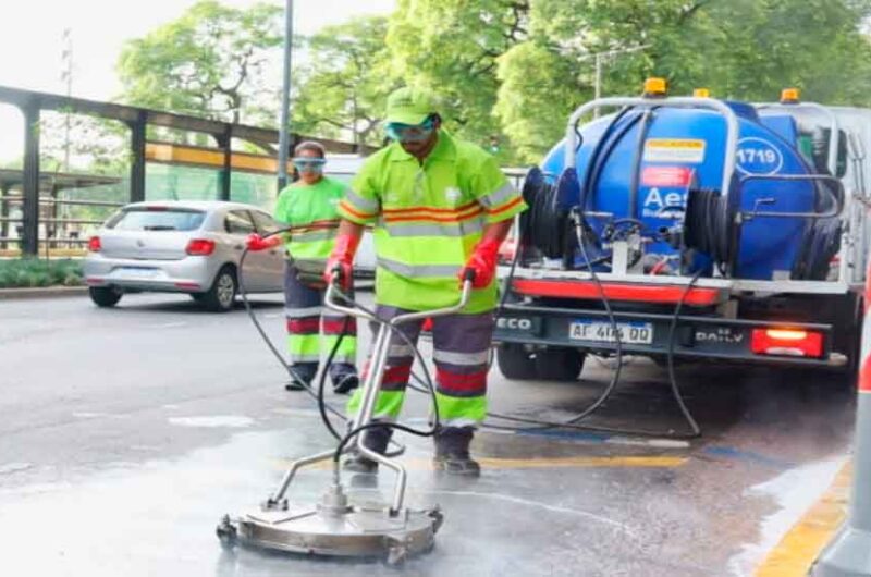 Operativos de limpieza intensivos en zonas de alto tránsito Operativos de limpieza intensivos en zonas de alto tránsito