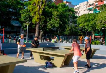 La Ciudad renovó la Plaza Martín Fierro