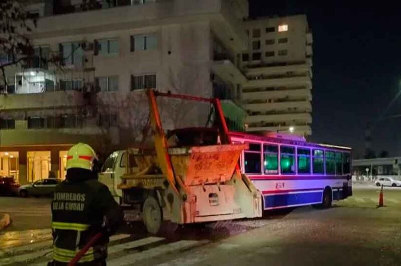 Chocaron un camión y un colectivo: seis heridos Chocaron un camión y un colectivo: seis heridos