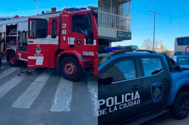 Operativo por un hombre atrincherado en un edificio Operativo por un hombre atrincherado en un edificio