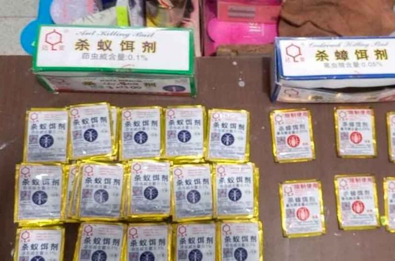 Incautaron cucarachicidas nocivos para la salud Incautaron cucarachicidas nocivos para la salud