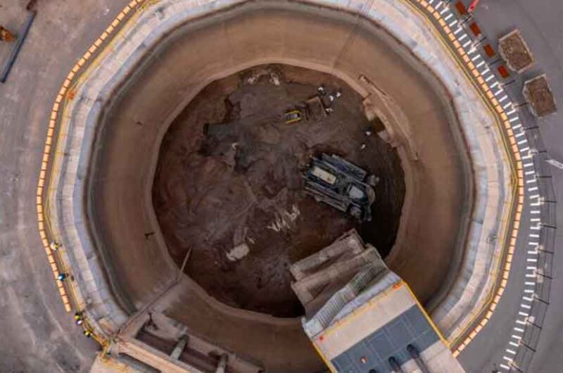 Finalizó la limpieza del segundo emisario del Arroyo Vega Finalizó la limpieza del segundo emisario del Arroyo Vega