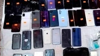 Inspección a una cueva de celulares en Liniers