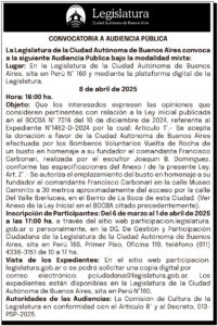 Audiencia Pública – 05 de abril de 2025