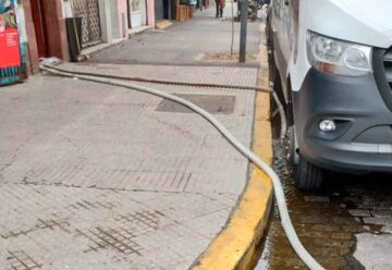 Relevamiento en Liniers por inundaciones en viviendas y comercios