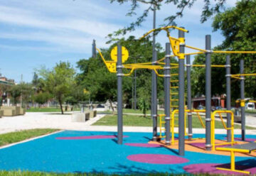 Nuevas postas de calistenia en el Paseo del Bajo