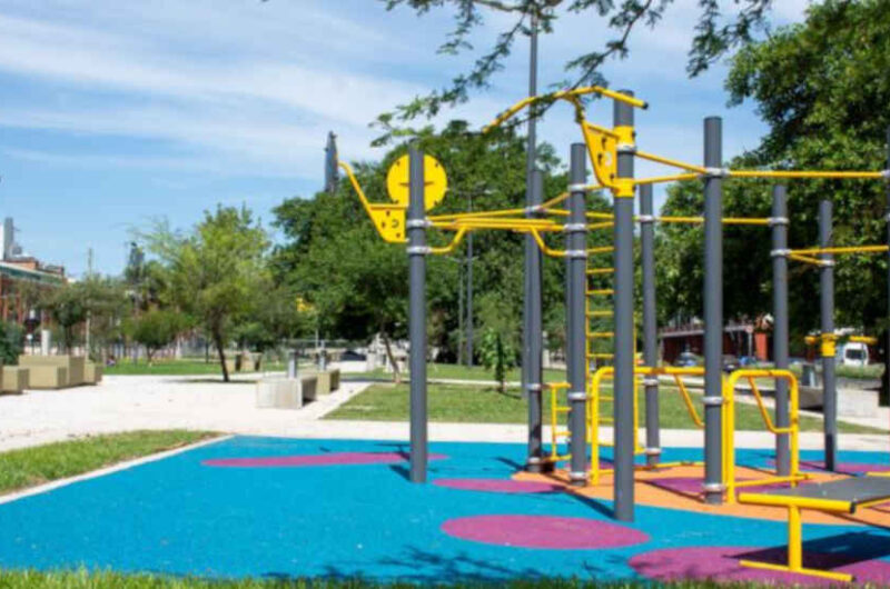 Nuevas postas de calistenia en el Paseo del Bajo Nuevas postas de calistenia en el Paseo del Bajo
