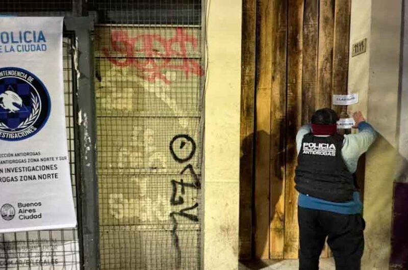Dos búnkers narco tapiados y cuatro detenidos