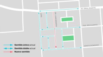 Barracas: la calle Dr. Juan Madera cambia de sentido.