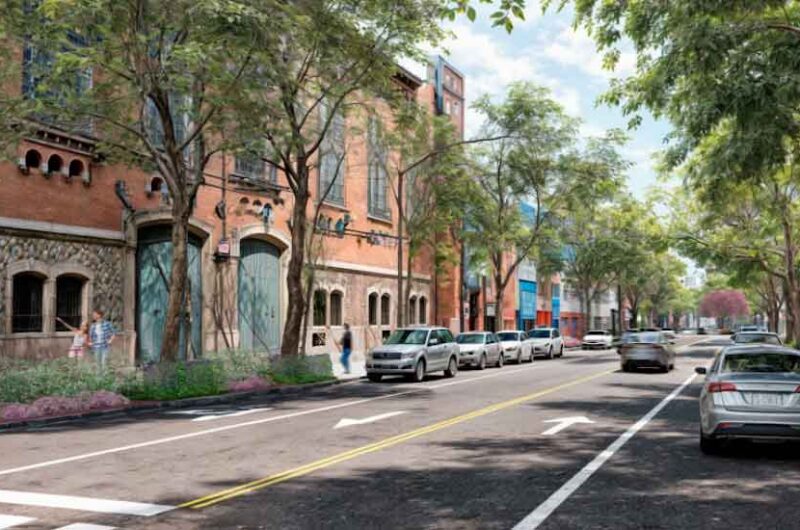 La Boca: Empezaron las obras en Av. Pérez Galdós La Boca: Empezaron las obras en Av. Pérez Galdós