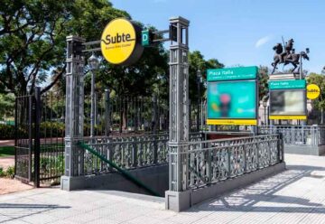 Cierra la estación Plaza Italia por obras de renovación integral