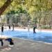 Renovación del área deportiva de la Plaza Primero de Mayo