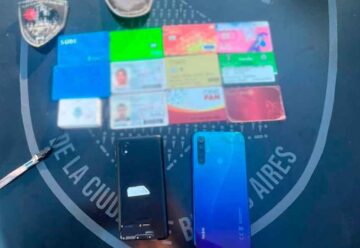Estafa: Tenía un posnet y varias tarjetas ajenas