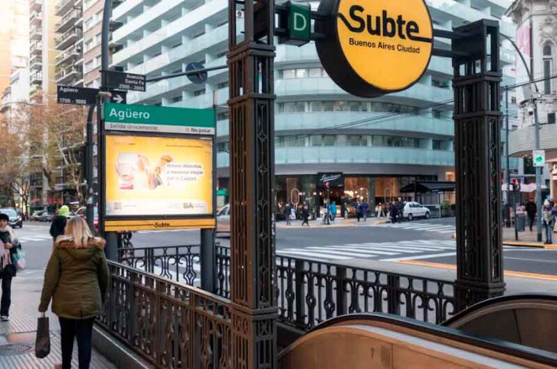 Subte: cierra la estación Agüero por obras de renovación integral Subte: cierra la estación Agüero por obras de renovación integral