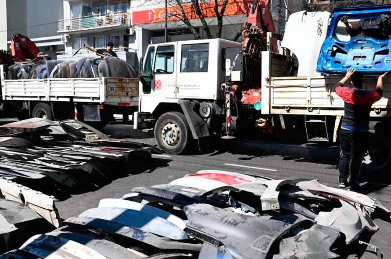 Secuestró de 1.500 autopartes en un taller de chapa y pintura Secuestró de 1.500 autopartes en un taller de chapa y pintura