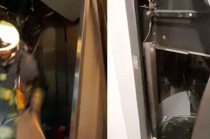 Se desplomó un ascensor y hospitalizaron a nueve jóvenes Se desplomó un ascensor y hospitalizaron a nueve jóvenes