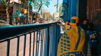 Los hinchas llegaron a La Bombonera para el último adiós a Russo