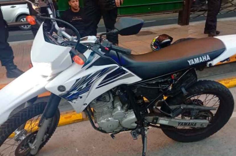 Tras una persecución detienen a un motochorro con antecedentes