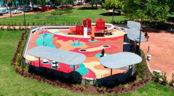 Renovado: Patio de juegos del Parque José Evaristo Uriburu