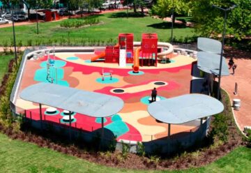 Renovado: Patio de juegos del Parque José Evaristo Uriburu