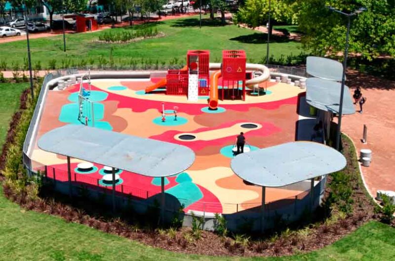 Renovado: Patio de juegos del Parque José Evaristo Uriburu