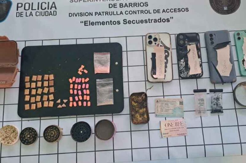 Detienen a cuatro personas con dosis de drogas sintéticas