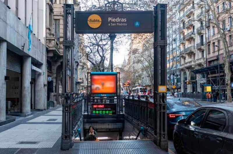 Este lunes reabre la estación Loria y cierra Piedras por obras Este lunes reabre la estación Loria y cierra Piedras por obras