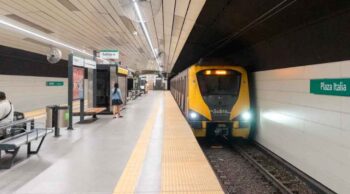 Linea D: Reabrió la estación Plaza Italia