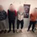 Cinco hombres detenidos tras irrumpir por la fuerza en un departamento