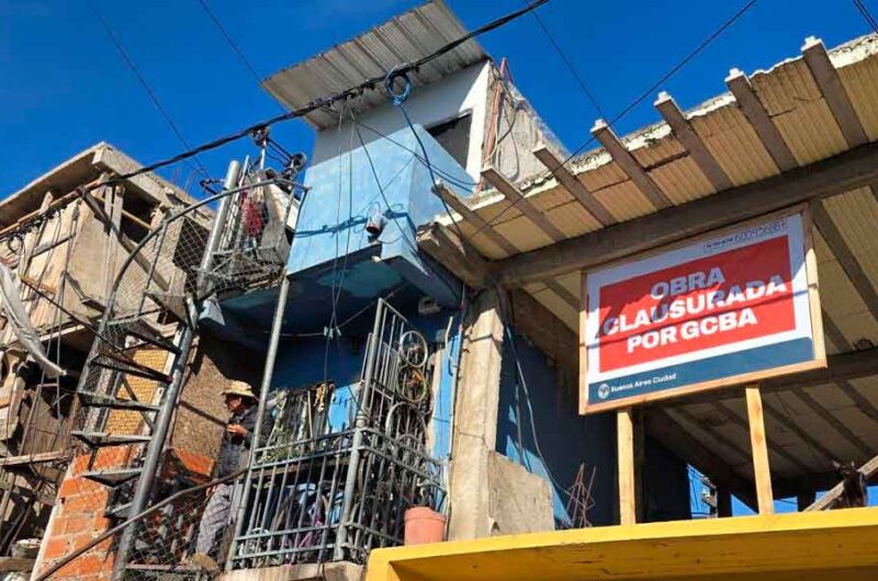 Clausuran construcciones ilegales en la Villa 31 Clausuran construcciones ilegales en la Villa 31