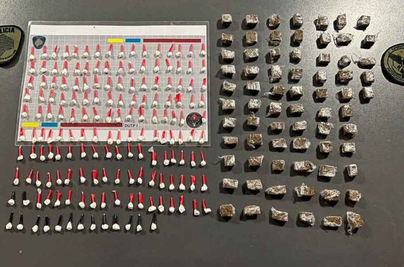 La Policía capturó en Retiro a un delivery de drogas