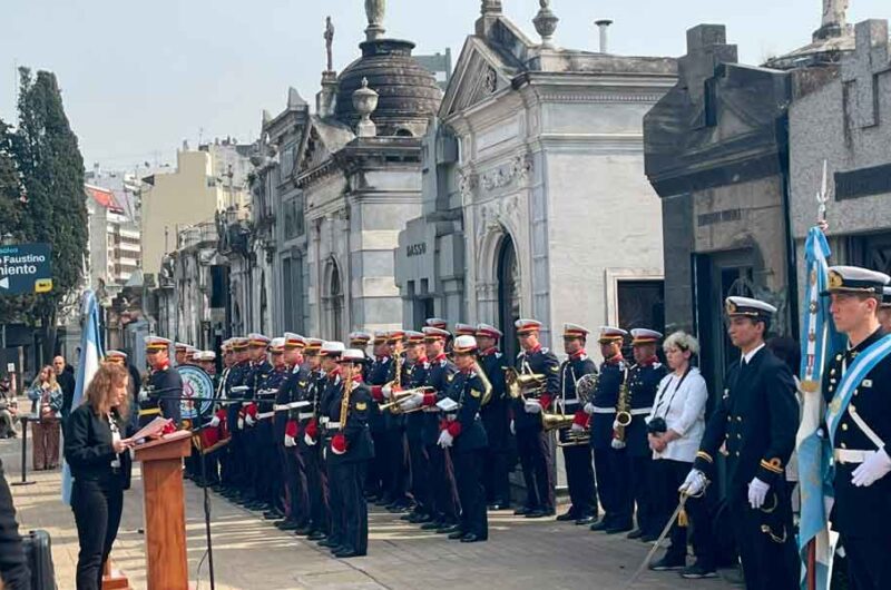 Sarmiento presente en Recoleta: Tres homenajes por el Día del Maestro Sarmiento presente en Recoleta: Tres homenajes por el Día del Maestro