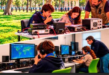 Scouts radioaficionados JOTA JOTI Parque Chacabuco 2026