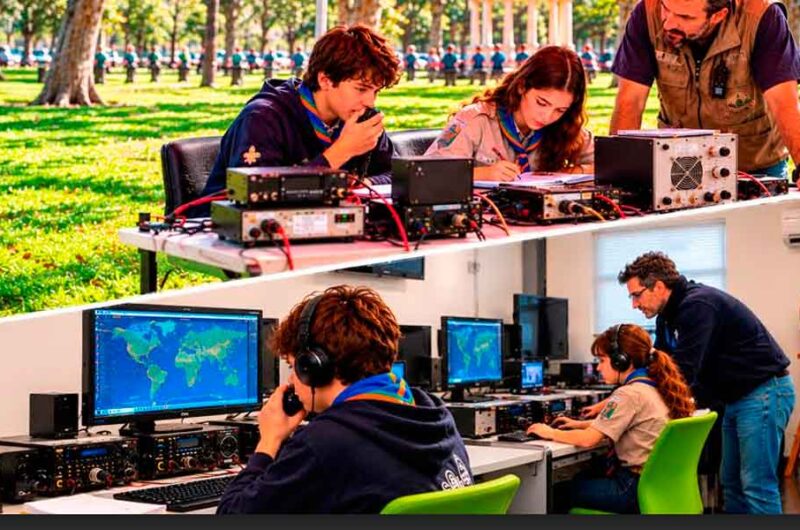 Scouts y radioaficionados se conectarán con todo el mundo Scouts y radioaficionados se conectarán con todo el mundo